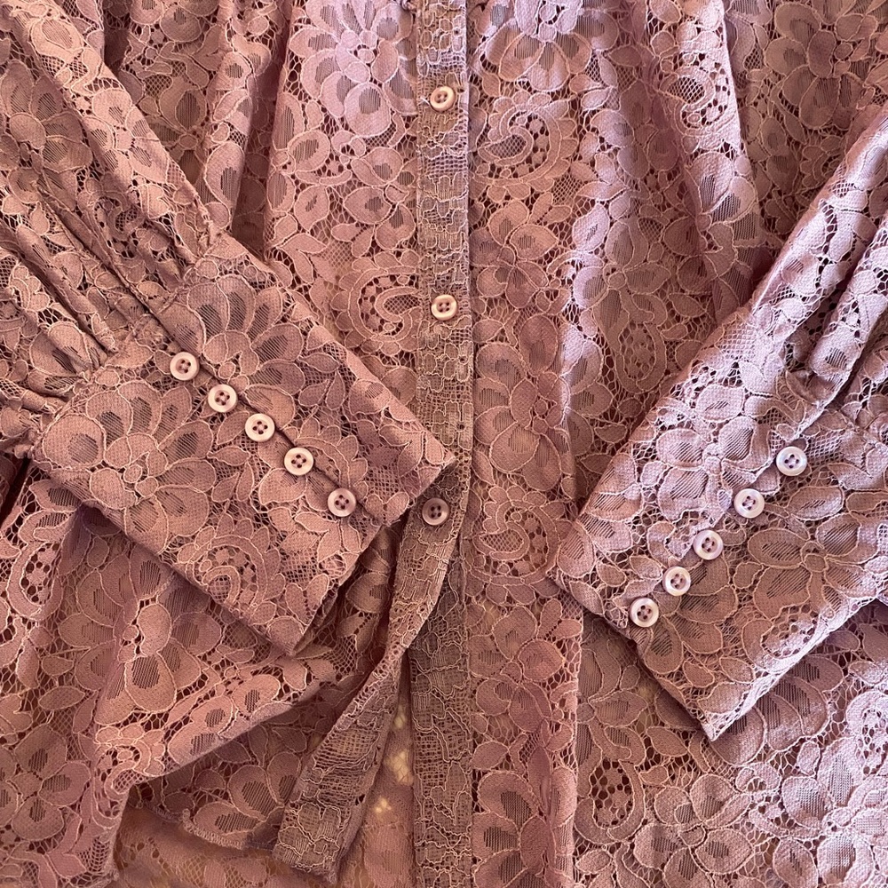 Free People Outwest Top in Lilac - Picture 10 of 10